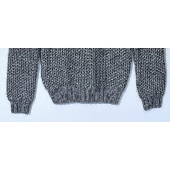 New Filippo Novelli Gray Alpaca Wool Knit Button Cardigan Sweater - Italy - Picture 7 of 7